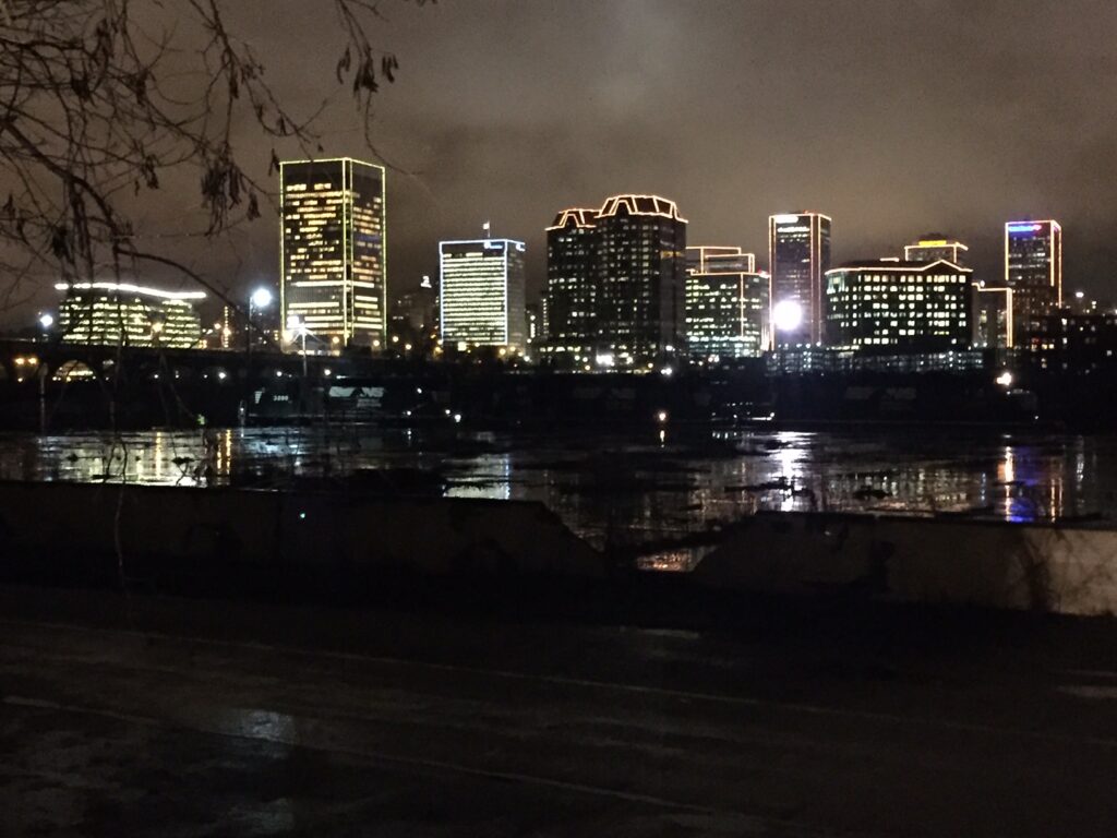 The view of Richmond's skyline drew Legend Brewing Company to locate in Manchester just south of the James River. Photo by Lee Graves
